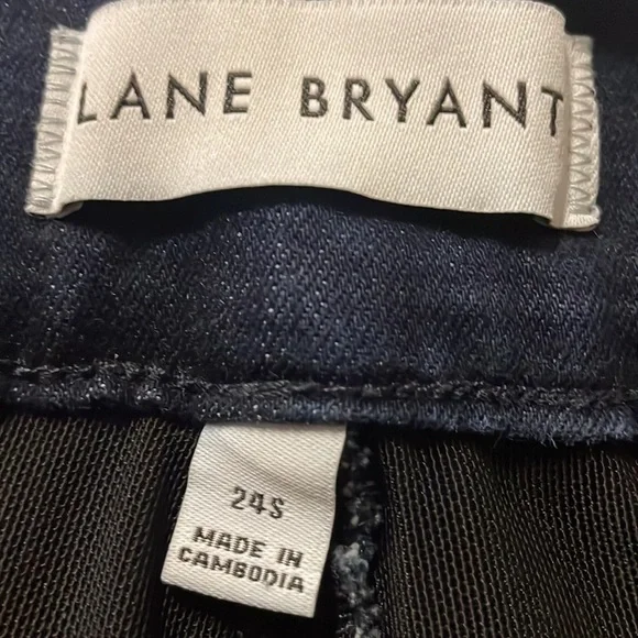 LANE Bryant high rise straight jeans size 24S - Picture 5 of 7